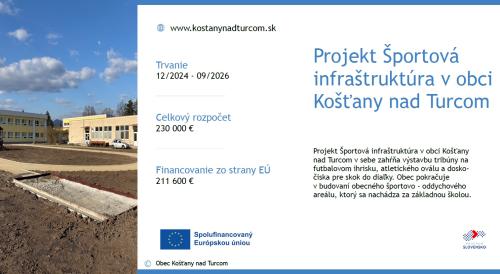 Projekt výstavby tribúny a atletickej dráhy